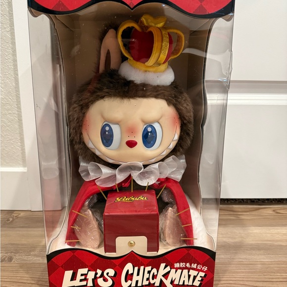 NEW Pop Mart The Monsters LABUBU Let's Checkmate Plush - Picture 3 of 6